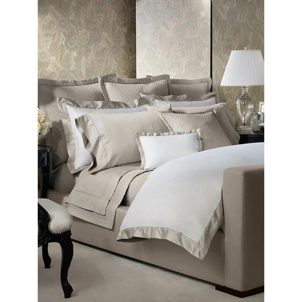 Ralph Lauren Bowery Duvet Cover Full / Queen Vintage‎ Silver $400
